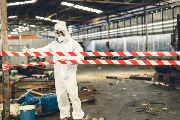 Professional Drug Lab Cleanup technician working in Stockton, MO
